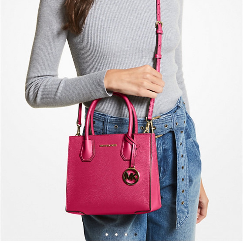 MICHAEL KORS
Mirella Small Pebbled Leather Crossbody Shopper Tote Bag
NWT - Picture 6 of 16